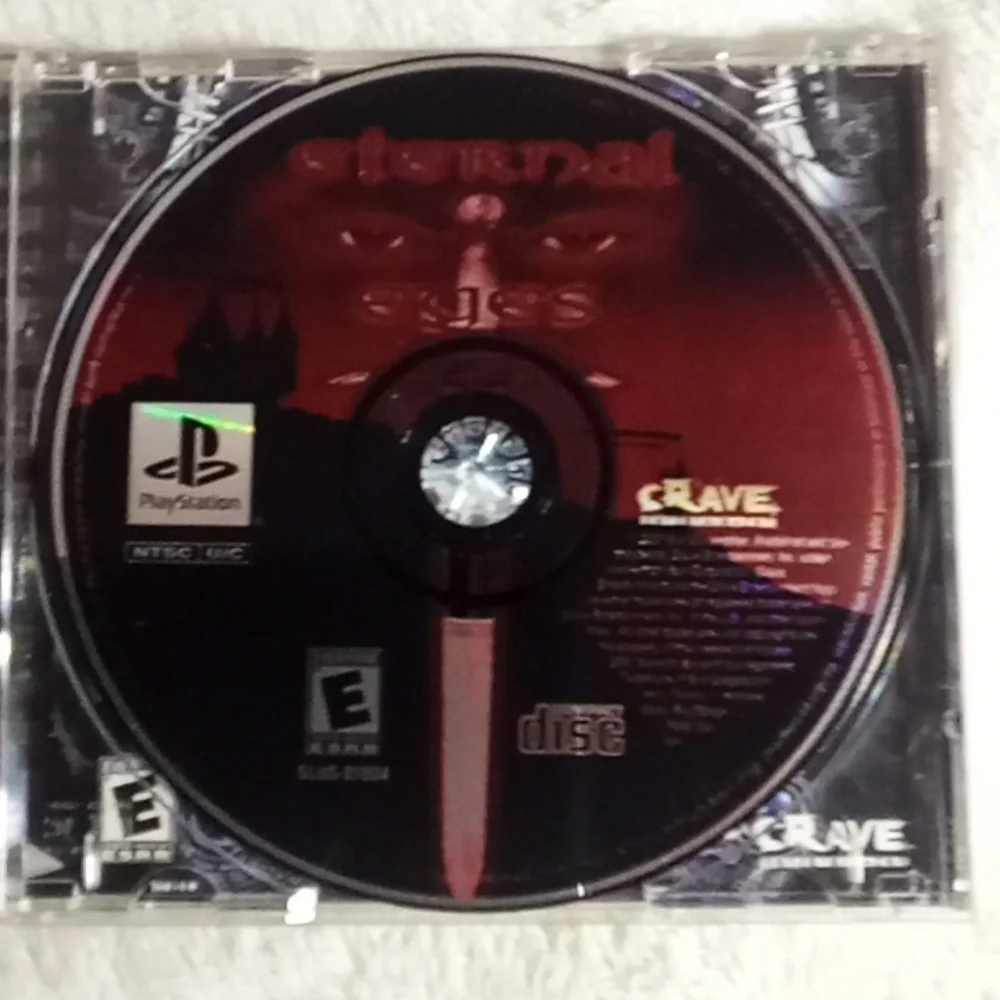 PlayStation Sony Eternal Eyes - Black and Red Cover